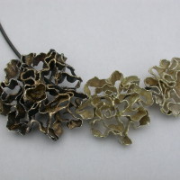 Zilver met goud gepatineerd rozen  unieke ontwerpen hand gemaakt